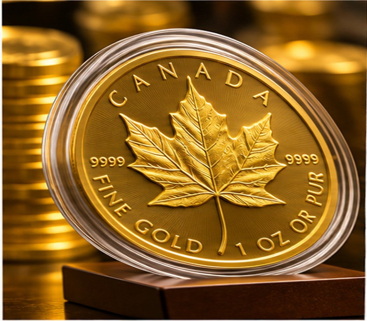 Gold Maple Leaf coin